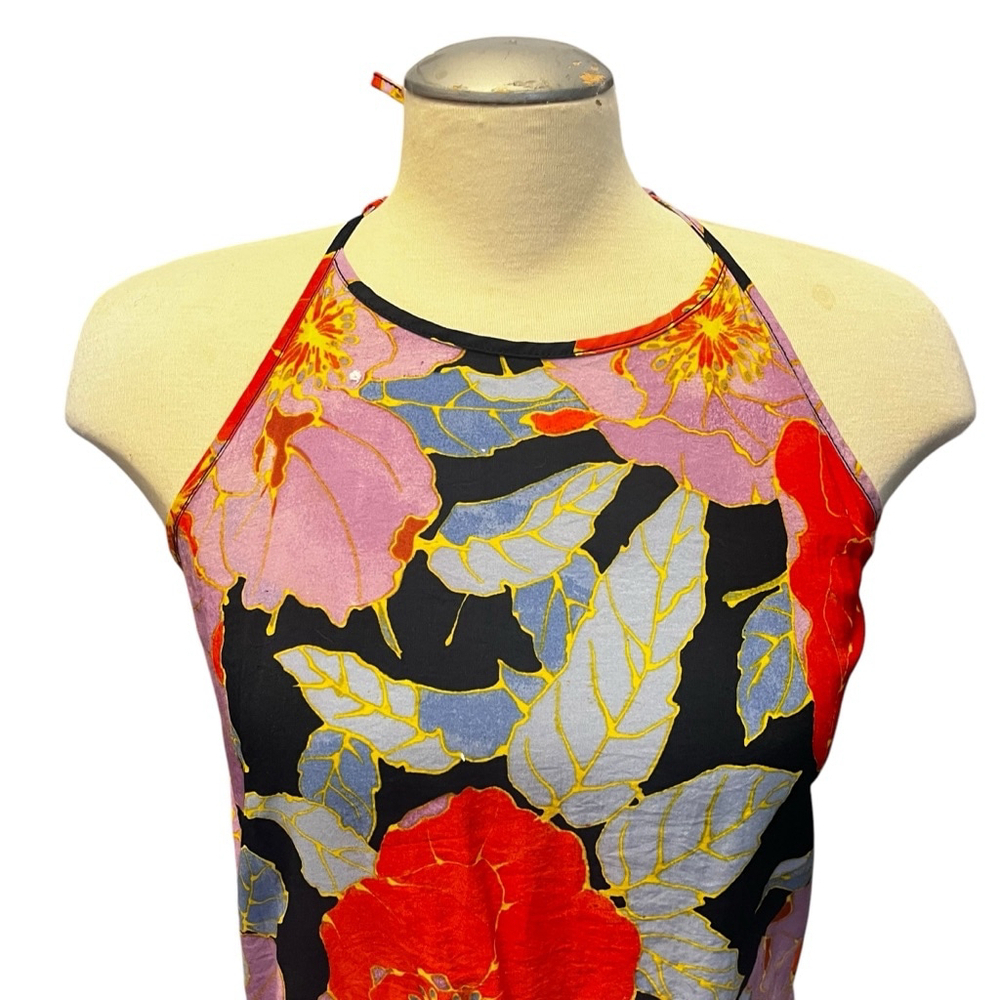 LOFT Petites Full Bloom Romper Jumpsuit Shorts, MP, Floral/Multi - Picture 4 of 15